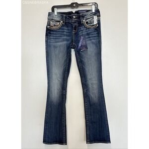Vanity igoss Blue Dallas Slim Boot Womens Jeans - Size 3/4